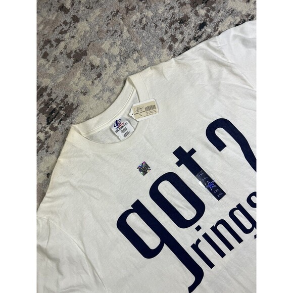 NWT Logo Athletic Dallas Cowboys Got Rings? Champs NFL T-Shirt Men’s 2XL NOS - Picture 5 of 12
